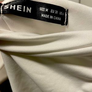 White Ruched Backless Halter Bodycon Dress